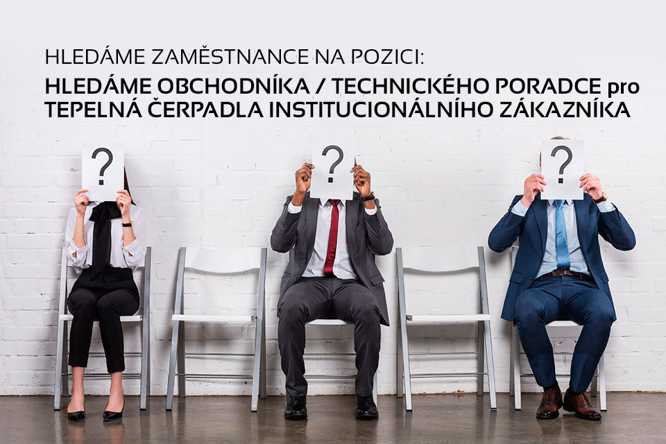 Obchodník / Technický poradce pro tepelná čerpadla pro institucionální zákazníky Obchodník / Technický poradce pro tepelná čerpadla pro institucionální zákazníky